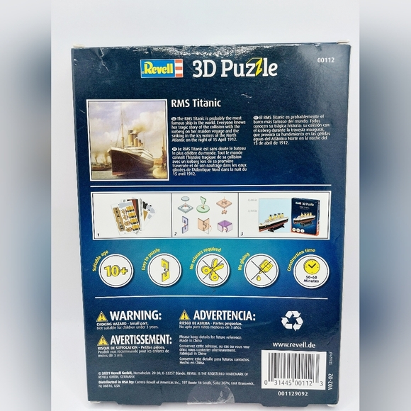 Revell RMS Titanic 3D puzzle 30 pc(s) Ships - Picture 2 of 6